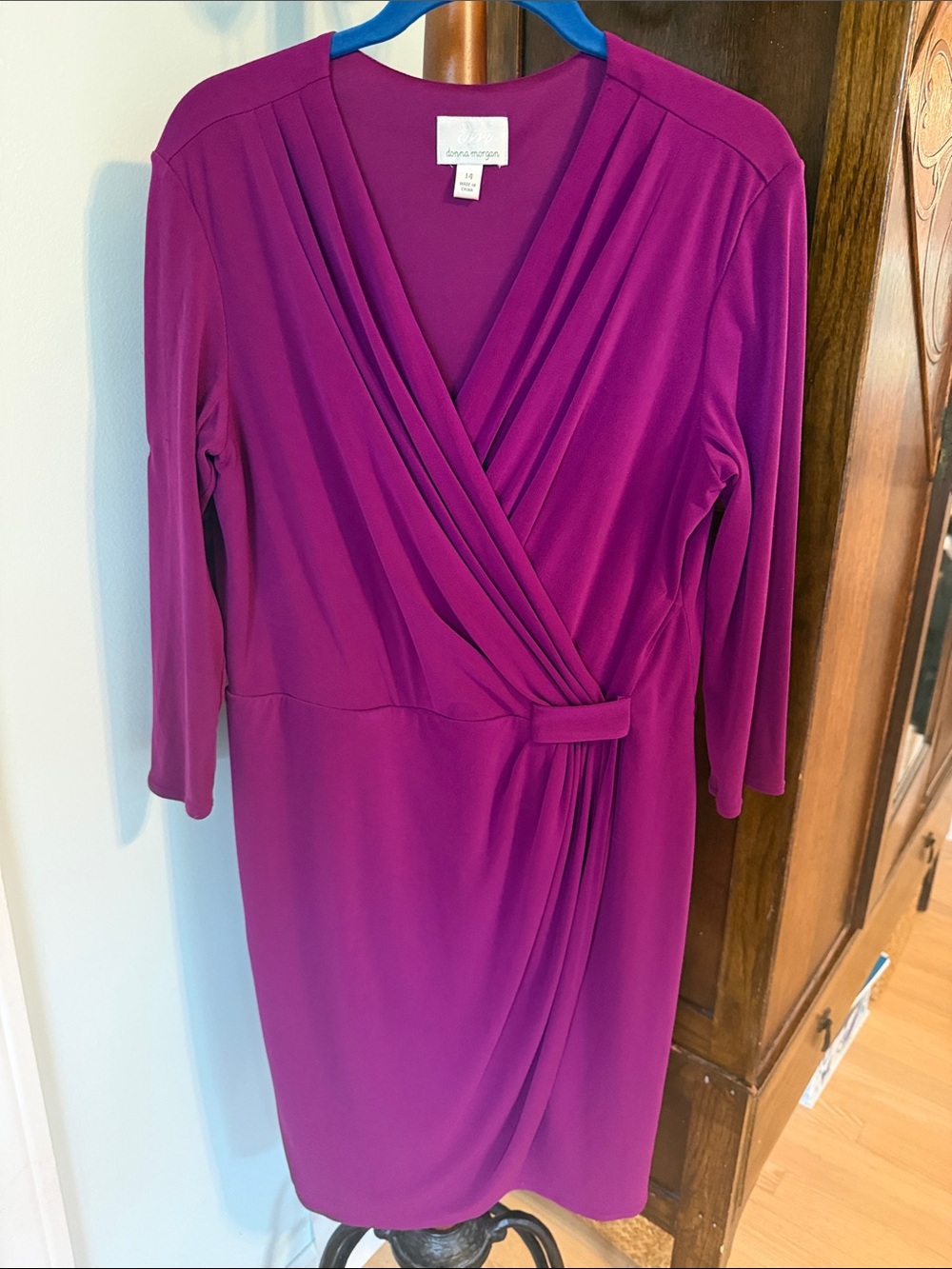Beautiful Fuschia Dress by Donna Morgan